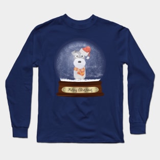 Schnauzer Christmas Gift Long Sleeve T-Shirt